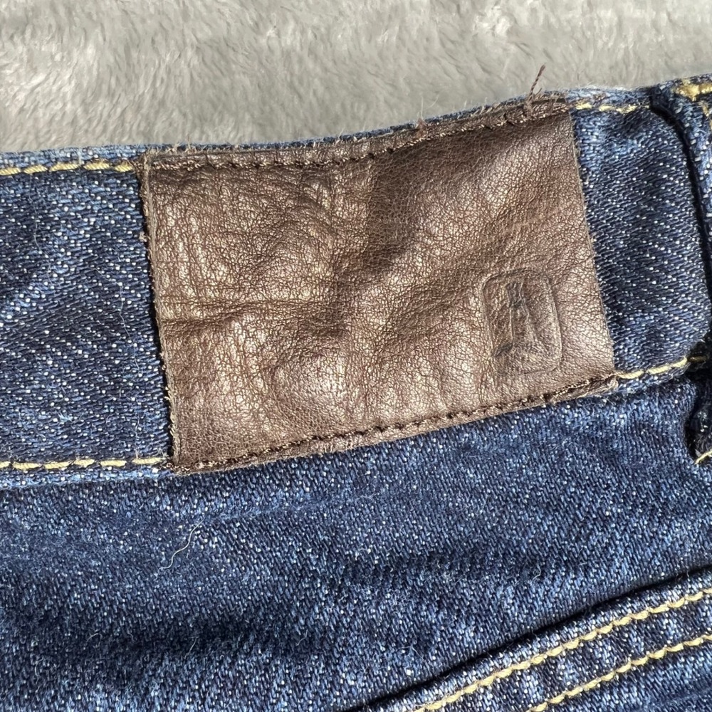 Lands End Womens Tall 10T High Rise Straight Leg Jeans Dark Wash Mom Jeans - Picture 9 of 11